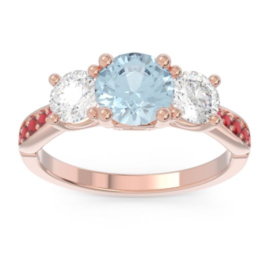 Three Stone Pave Zasti Ring