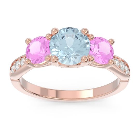 Three Stone Pave Zasti Ring