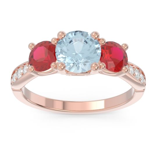 Three Stone Pave Zasti Ring