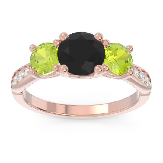 Three Stone Pave Zasti Ring