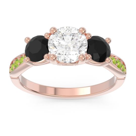 Three Stone Pave Zasti Ring