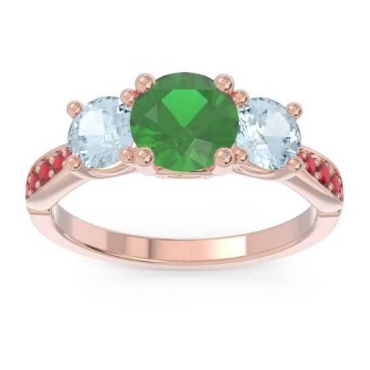 Three Stone Pave Zasti Ring