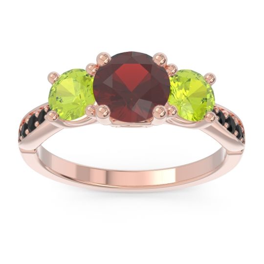 Three Stone Pave Zasti Ring