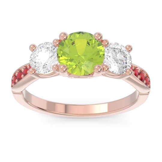 Three Stone Pave Zasti Ring