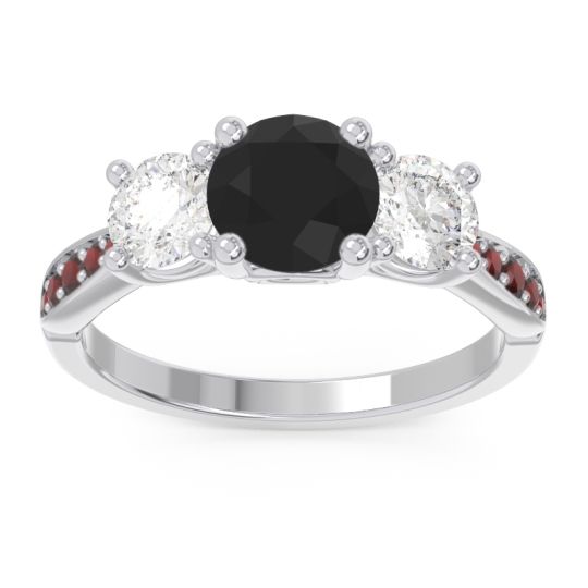 Three Stone Pave Zasti Ring