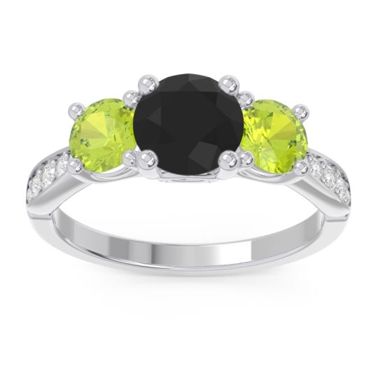 Three Stone Pave Zasti Ring