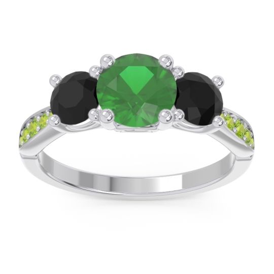 Three Stone Pave Zasti Ring