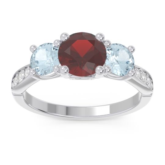 Three Stone Pave Zasti Ring