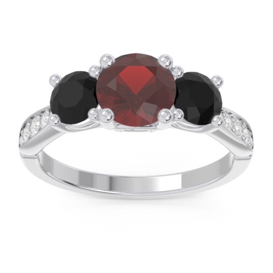 Three Stone Pave Zasti Ring