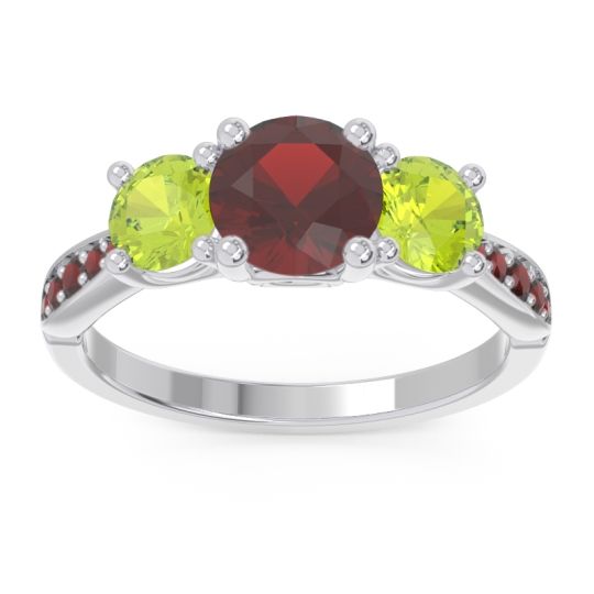 Three Stone Pave Zasti Ring