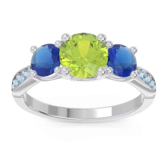 Three Stone Pave Zasti Ring