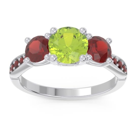 Three Stone Pave Zasti Ring