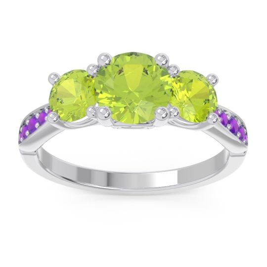 Three Stone Pave Zasti Ring