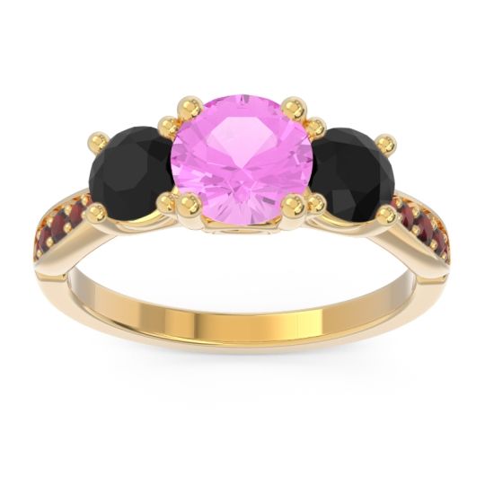 Three Stone Pave Zasti Ring