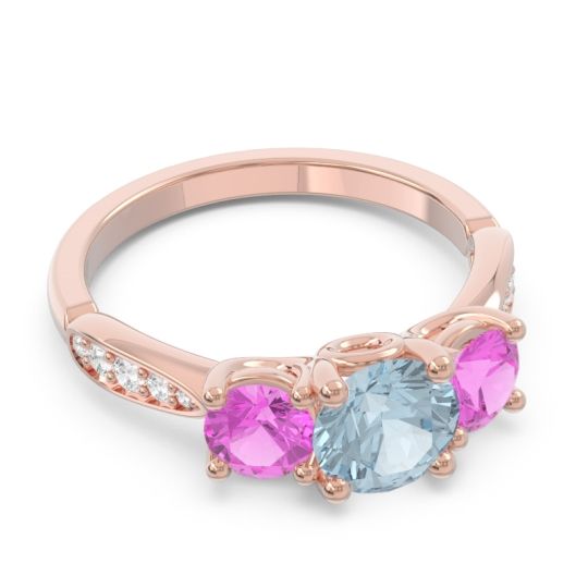 Three Stone Pave Zasti Ring