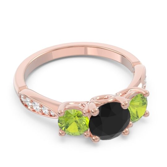 Three Stone Pave Zasti Ring