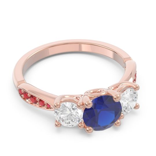 Three Stone Pave Zasti Ring