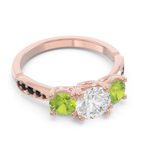 Three Stone Pave Zasti Ring