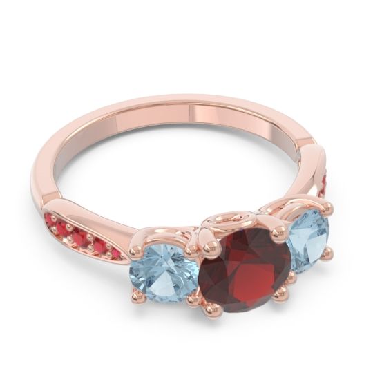 Three Stone Pave Zasti Ring