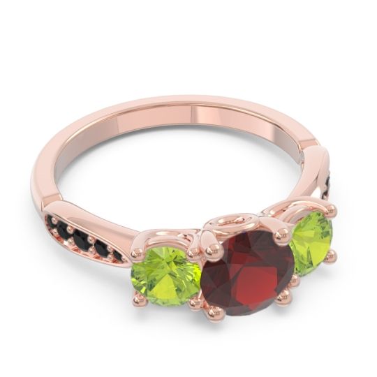 Three Stone Pave Zasti Ring