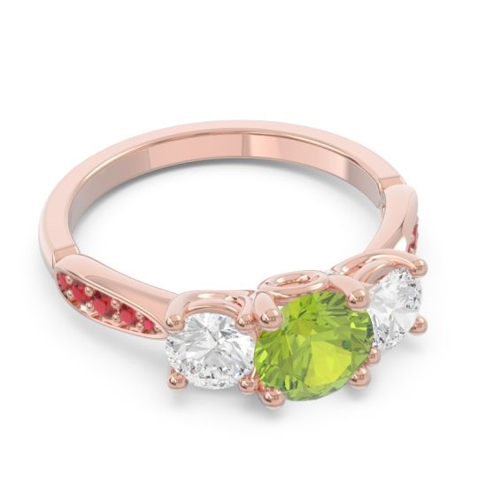 Three Stone Pave Zasti Ring