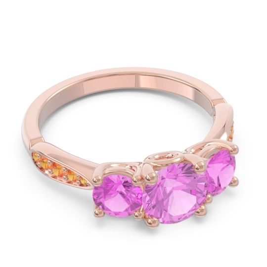 Three Stone Pave Zasti Ring