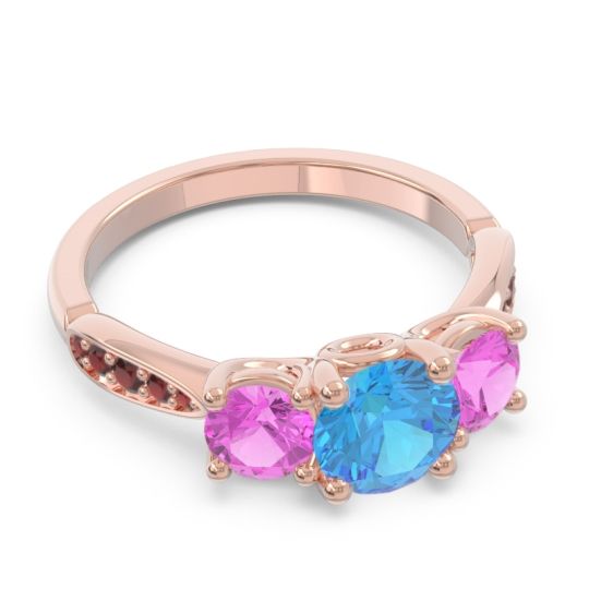 Three Stone Pave Zasti Ring