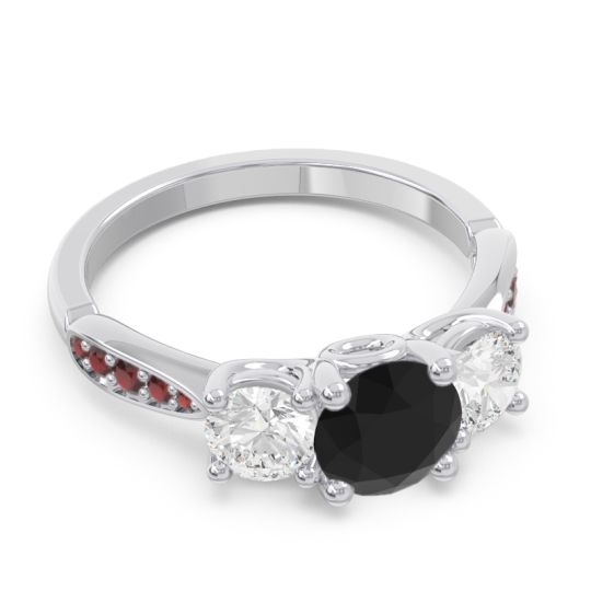 Three Stone Pave Zasti Ring