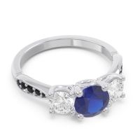 Three Stone Pave Zasti Ring