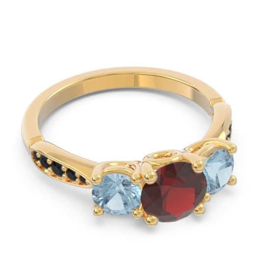 Three Stone Pave Zasti Ring