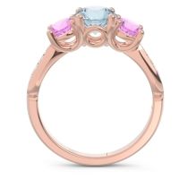 Three Stone Pave Zasti Ring