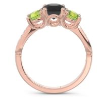 Three Stone Pave Zasti Ring