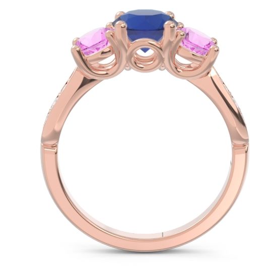 Three Stone Pave Zasti Ring