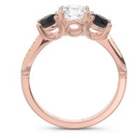 Three Stone Pave Zasti Ring