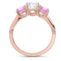 Three Stone Pave Zasti Ring
