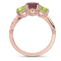 Three Stone Pave Zasti Ring