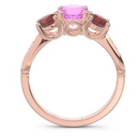 Three Stone Pave Zasti Ring