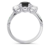 Three Stone Pave Zasti Ring