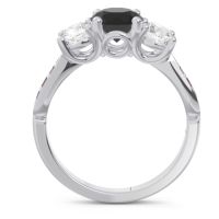 Three Stone Pave Zasti Ring