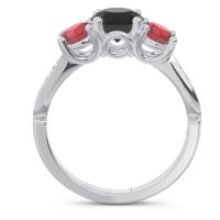 Three Stone Pave Zasti Ring