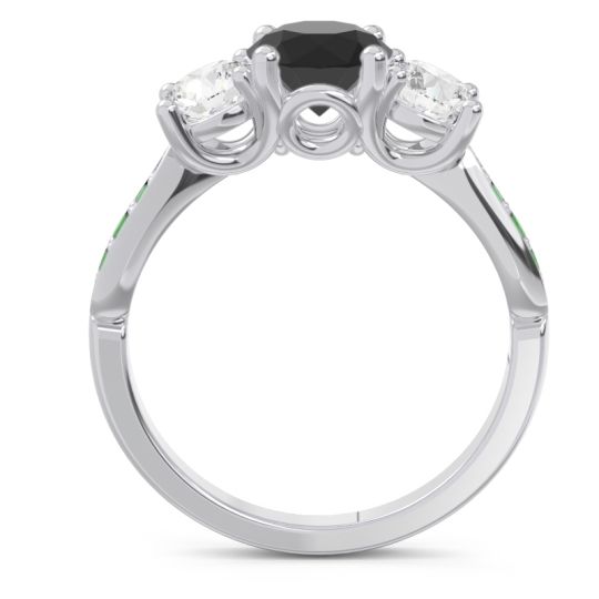 Three Stone Pave Zasti Ring