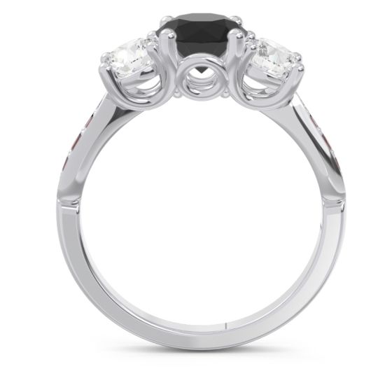 Three Stone Pave Zasti Ring