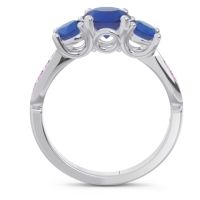 Three Stone Pave Zasti Ring