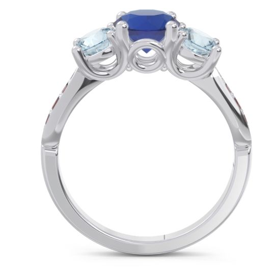 Three Stone Pave Zasti Ring