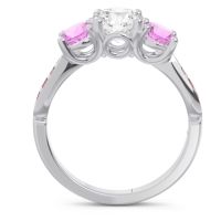 Three Stone Pave Zasti Ring