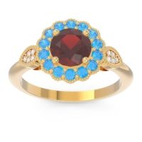 Halo Pave Narayantra Ring