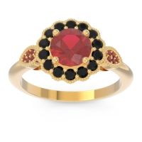 Halo Pave Narayantra Ring