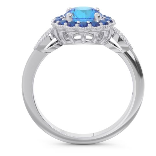 Halo Pave Narayantra Ring