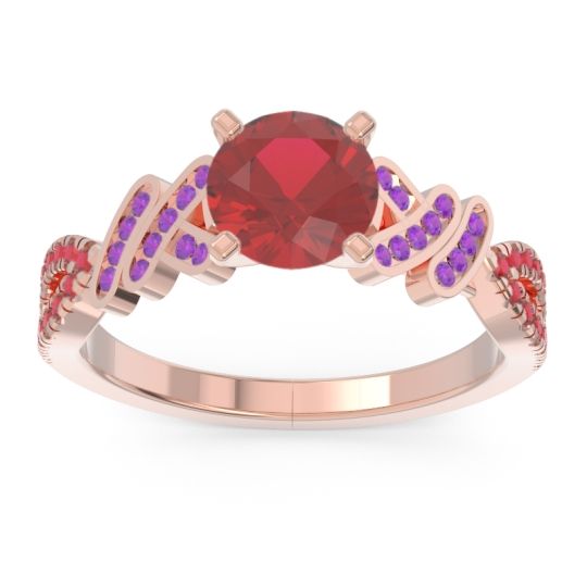 Milgrain Pave Granthi Ring