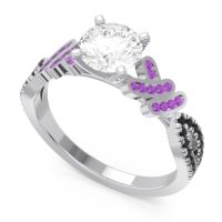 Milgrain Pave Granthi Ring